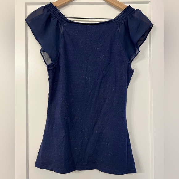 Express Ruffle Sleeve Top - Picture 5 of 10
